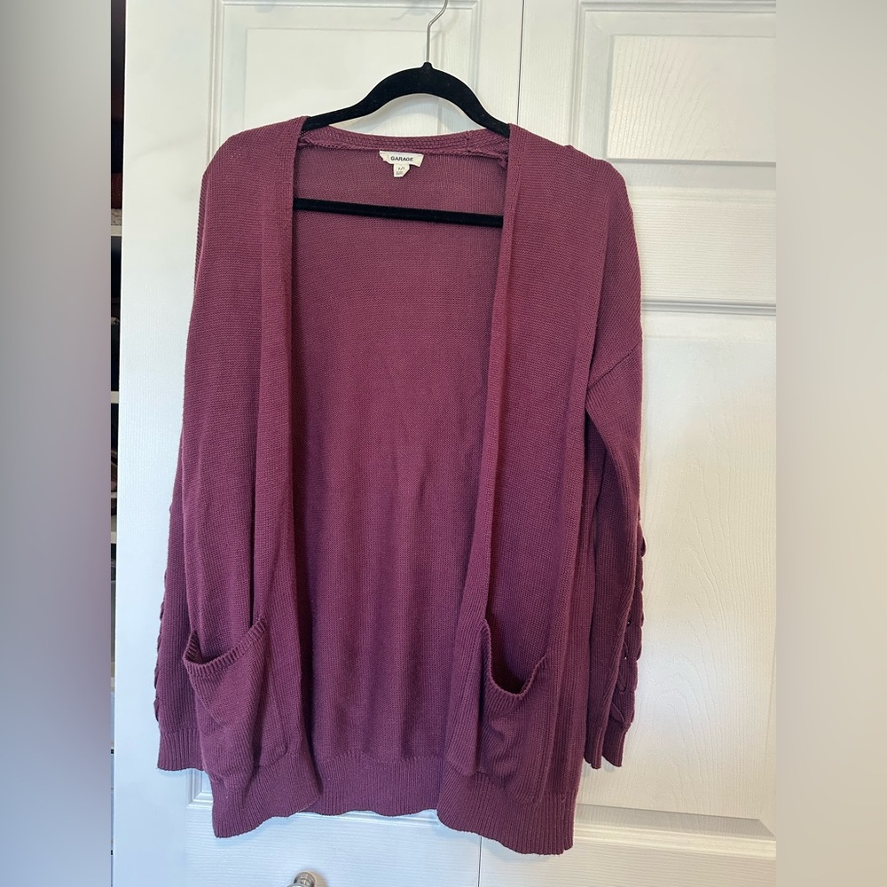 Maroon Cardigan